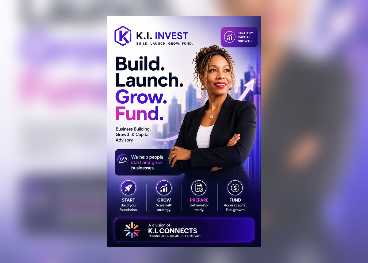 K.I. Invest promo for founders and entrepreneurs